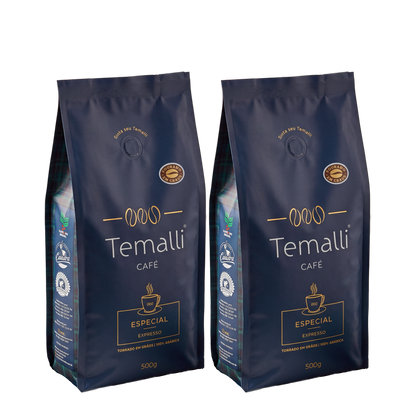 KIT 1kg – Café Temalli® • Torra Média • 84pts | Temalli® Café 
